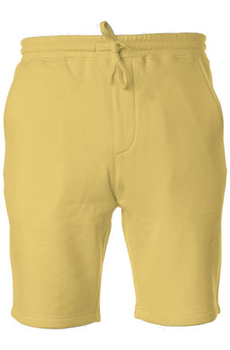SMF Yellow Dyed Fleece Shorts