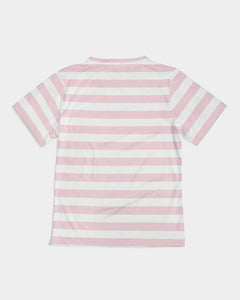 SMF Pink Deck Stripe Kids Tee