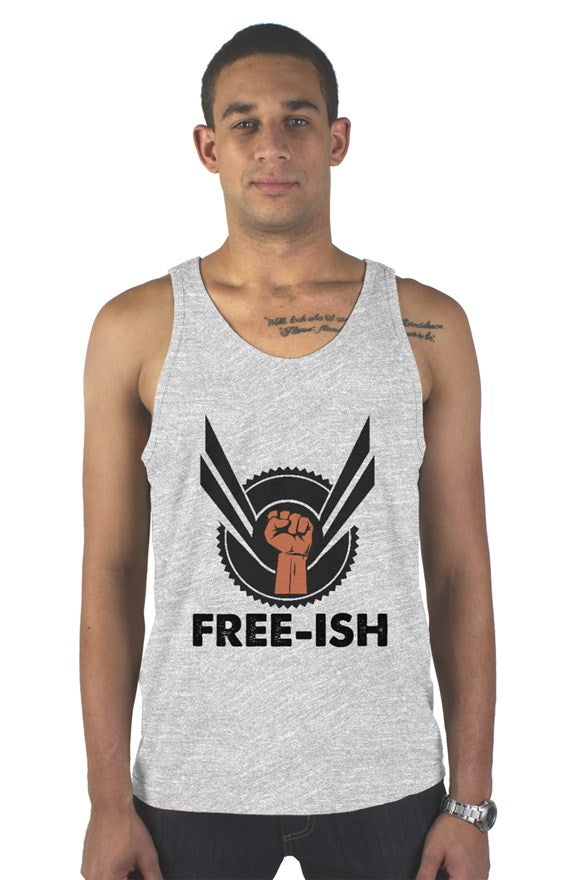 SMF Ash Gray FREE-ISH Mens tank