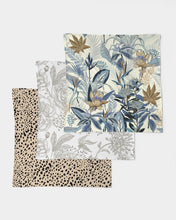 Load image into Gallery viewer, Cheetah Cream Bandana Set