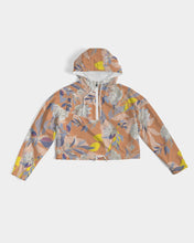 Load image into Gallery viewer, MOD FLORAL Women&#39;s Cropped Windbreaker