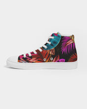 Load image into Gallery viewer, SMF Masculine Foliage Feather Hightop Canvas Shoe