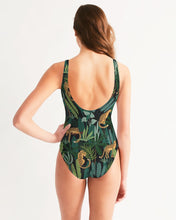 Load image into Gallery viewer, Jungle cheetah Feminine One-Piece Swimsuit