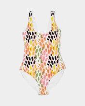 Load image into Gallery viewer, Multi Cheetah Feminine One-Piece Swimsuit
