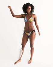 Load image into Gallery viewer, SMF Summer Flowers Feminine Triangle String Bikini