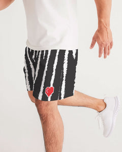 Zebra Masculine Jogger Shorts