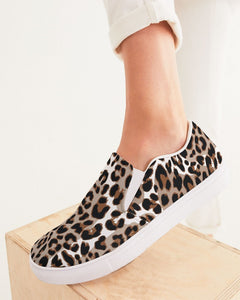 SMF Leopard Print Feminine Slip-On Canvas Shoe