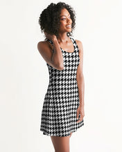 Load image into Gallery viewer, SMF Houndstooth Feminine Racerback Dress