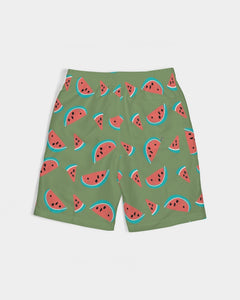 Watermelon Masculine Youth Swim Trunk