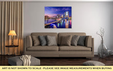 Load image into Gallery viewer, Gallery Wrapped Canvas, Jacksonville Floridusdowntown City Skyline
