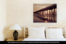 Load image into Gallery viewer, Gallery Wrapped Canvas, Jacksonville Beach Fishing Pier In Early Morning