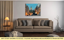 Load image into Gallery viewer, Gallery Wrapped Canvas, Street View Of Trafalgar Square At Night In London
