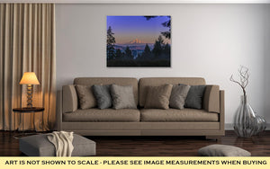Gallery Wrapped Canvas, Mount Hood At Sunset