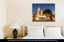 Load image into Gallery viewer, Gallery Wrapped Canvas, Kansas City Missouri Fountain At Country Club Plaza
